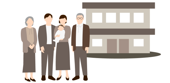 子供世帯が結婚を機に地元に帰ってきたため、二世帯で快適に住める家にしたい